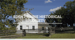 Desktop Screenshot of edenprairiehistory.org
